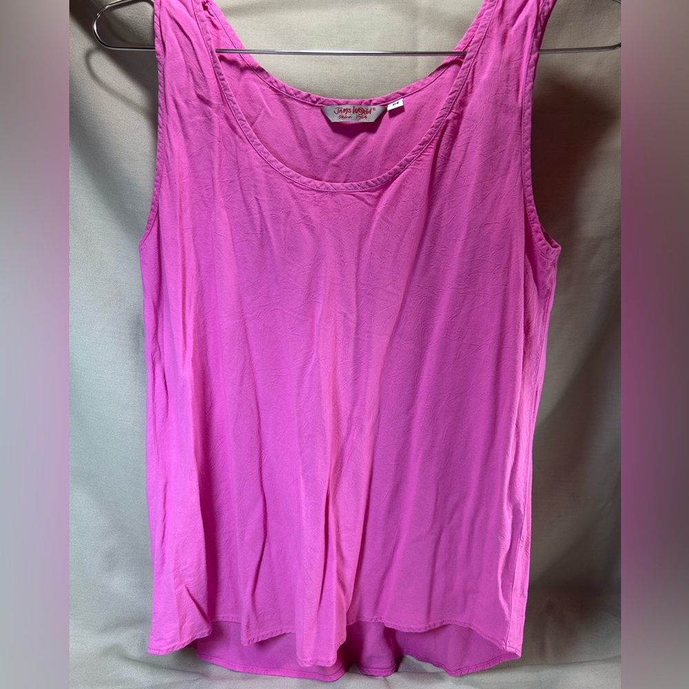 Jams World Vibrant Pink Tank Top